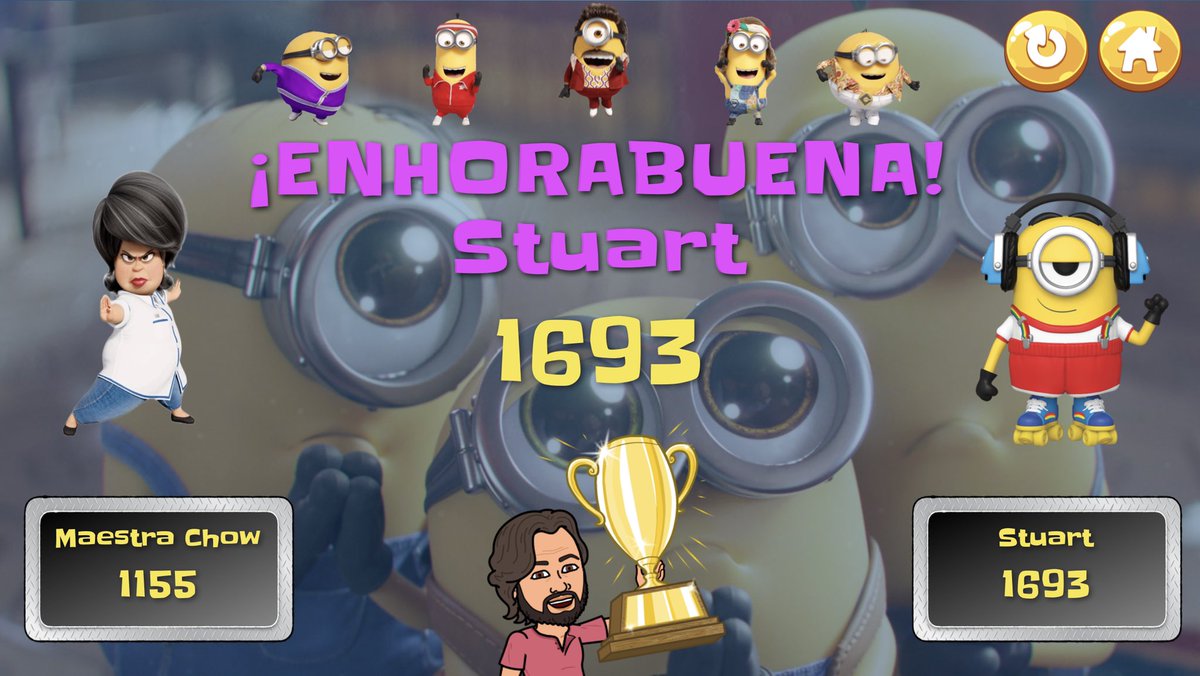 view.genial.ly/63259b65040209… En la #academiaminion estamos repasando los amigos del 100 #ABN con un <a href="/genially_es/">Genially (Español)</a> vitaminado, como siempre, por <a href="/sandboxeduca/">Sandbox Educación</a>. Practica, juega contra el reloj o enfréntate a otro minion. Reutilizable, of course… #SandboxMaths