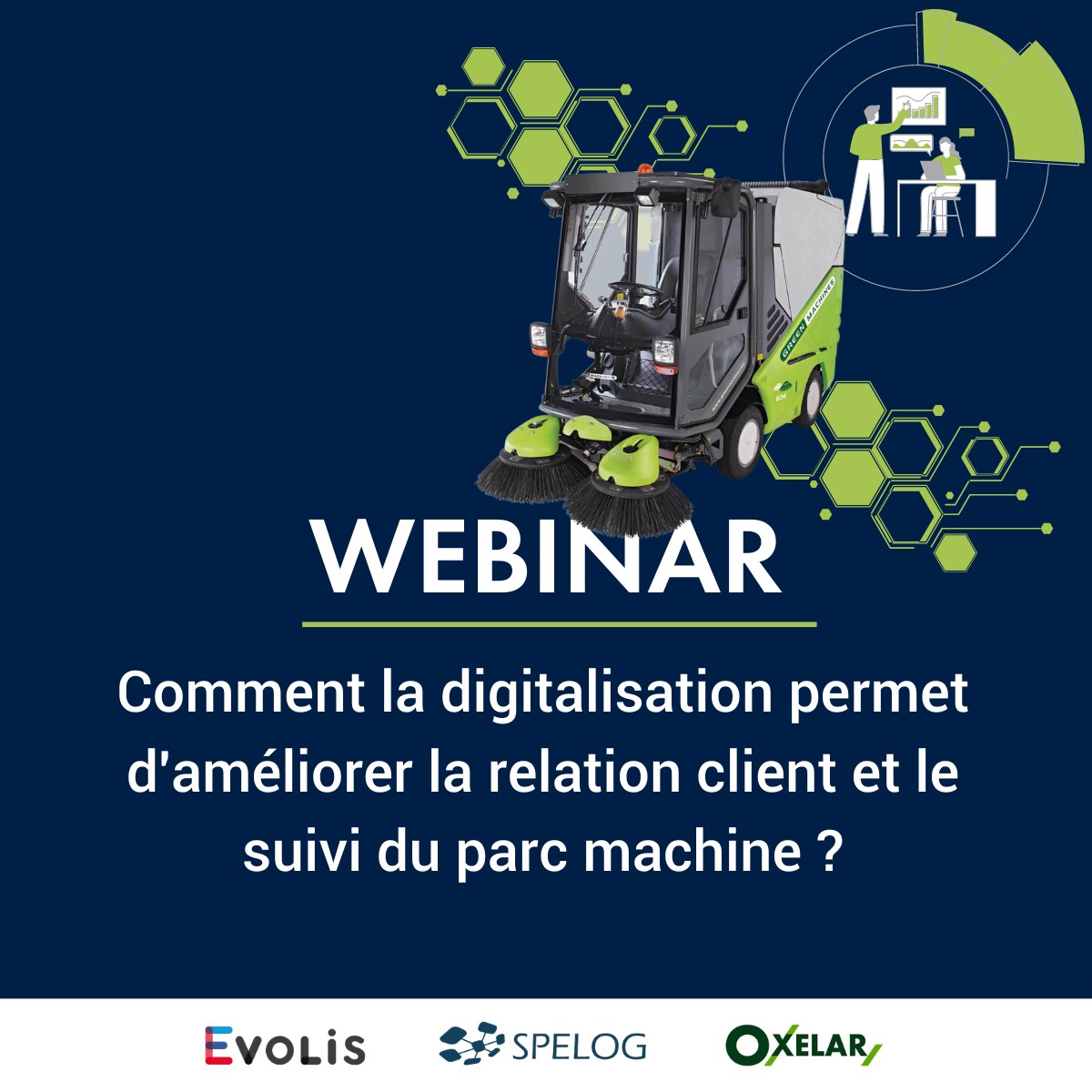 AxessGroupe's tweet image. #Spelog en partenariat avec @Oxelar et @Symop vous invite à leur prochain webinar sur le thème de la digitalisation du service client :
📆 Vendredi 23 septembre à 11H
Inscription👇
bit.ly/3L4UXur