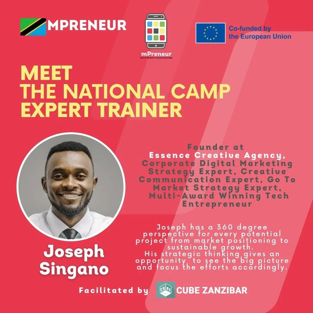 CubeZanzibar's tweet photo. Reposted from cubeinnovhubznz
We are absolutely thrilled to have joseph.4s afrom essence_tz s an expert trainer on a #mpreneur national camp in #Tanzania to help us to level up professionally and personally 10 candidates - mobile app developers across the country and select 2 https://t.co/5V7tGn4u0r