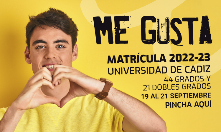 Comienza el nuevo plazo de matrícula en los grados y dobles grados #UCA para el curso 2022/23.

📆Tienes hasta el 21 de septiembre para formalizar tu matrícula.

🤳Estás a tan solo un clic de vivir una de las experiencias más enriquecedoras de tu vida.
atencionalumnado.uca.es/matricula/