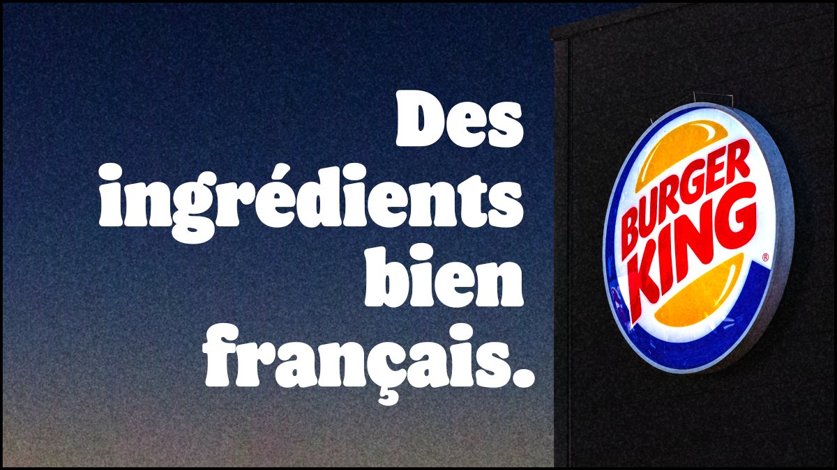 BurgerKingFR's tweet photo. Nos frites sont toujours préparées avec des pommes de terre 100% françaises. https://t.co/q2v9088FZQ