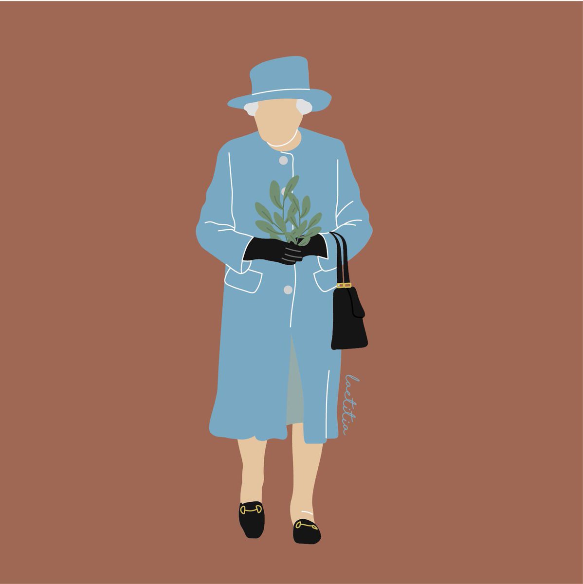 AMizoard's tweet photo. Hommage à Sa Majesté la Reine Elizabeth II 🇬🇧 
+Requiescat in Pace
[illustration : @IzoardL] https://t.co/GZsF7JuT1i