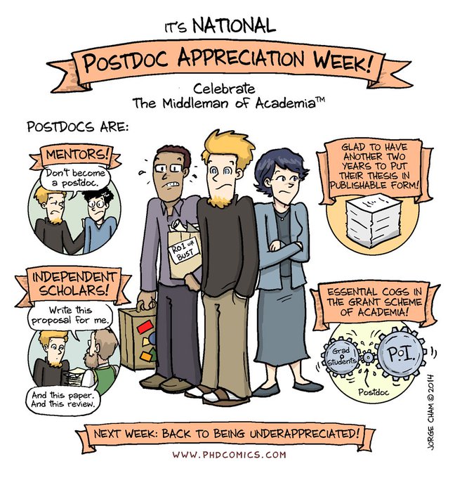 Happy Postdoc Appreciation Week <a href="/PostdocRcsi/">RCSI PostDocs</a> #postdoc