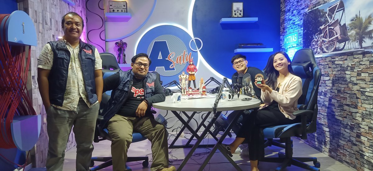 Podcast A satu at TVRI Makassar Paper Replika Indonesia Regional Makassar