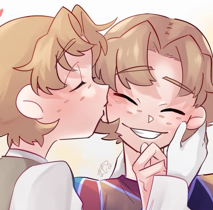 お顔のなんというか透明感のある影?を塗ってみたかったっていう色塗りなので個人的にめちゃめちゃ良い感じだと自画自賛してます('>ω<`) 