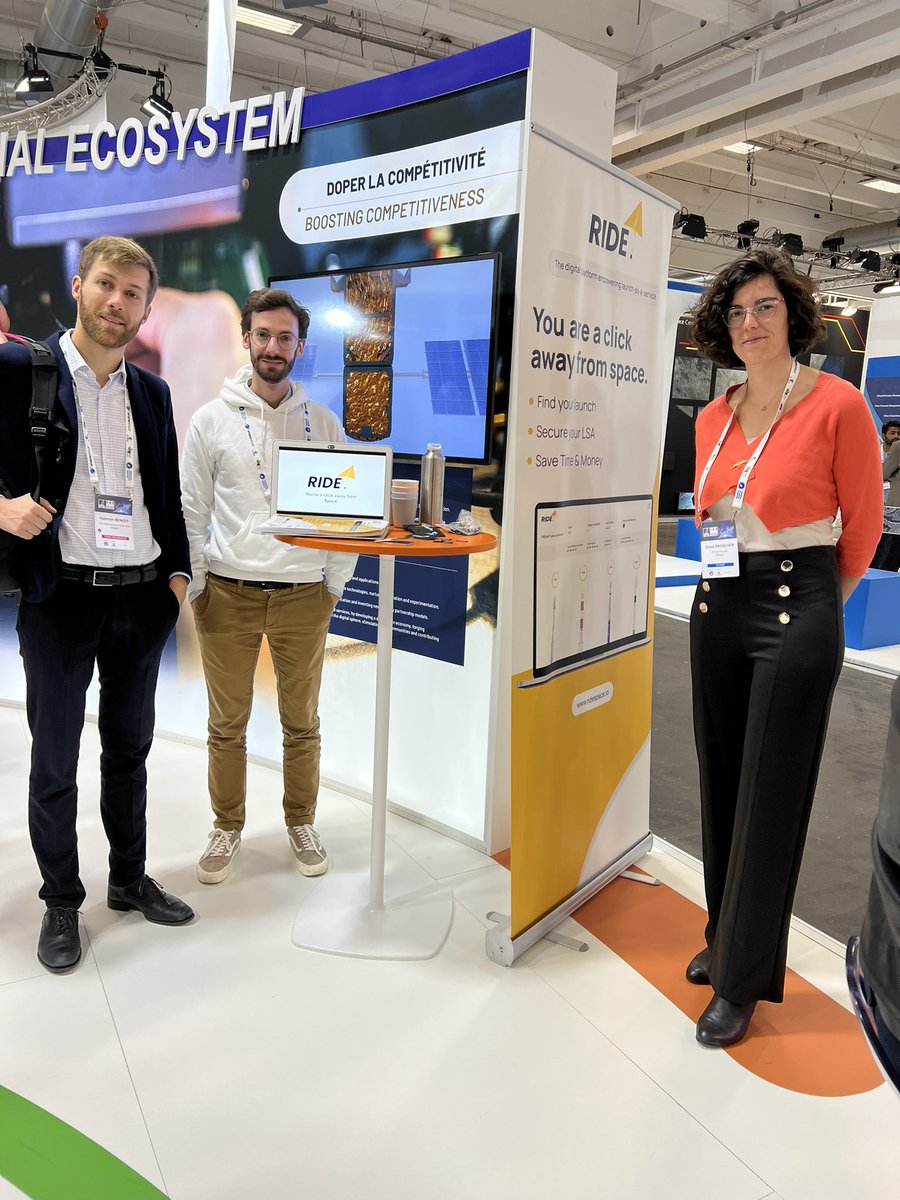 ConnectbyCNES's tweet image. Le #NewSpace induit l’émergence de nouveaux services en orbite.
Quels sont ces nouveaux segments? Comment développer ces activités tout en respectant un usage durable et raisonné de l’espace?
Réponses avec @Infinite_Orbits @space_able @sharemyspacee @RIDEspace1 sur notre stand!