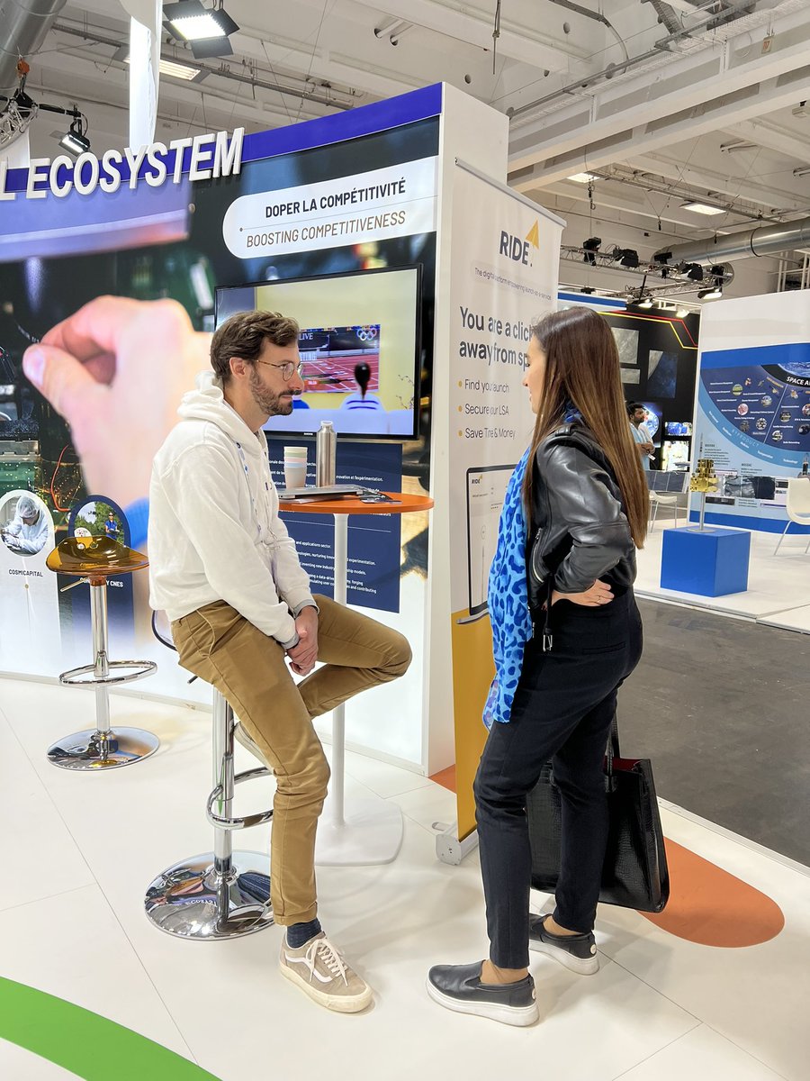 ConnectbyCNES's tweet image. Le #NewSpace induit l’émergence de nouveaux services en orbite.
Quels sont ces nouveaux segments? Comment développer ces activités tout en respectant un usage durable et raisonné de l’espace?
Réponses avec @Infinite_Orbits @space_able @sharemyspacee @RIDEspace1 sur notre stand!