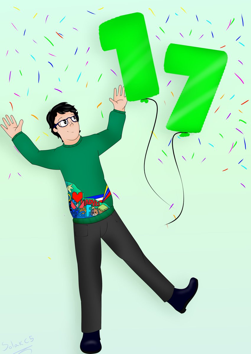 SolakC5's tweet photo. 17 y a por mucho mas...

yep, 17 años donde he hecho historias y dibujos sin fin, he abierto comisiones, he conocido mucha gente, y he prosperado en proyectos grandes.
estoy feliz de mi mismo y lo que he logrado,  así que feliz cumple para mi que me lo merezco https://t.co/p8XkRa1LEm
