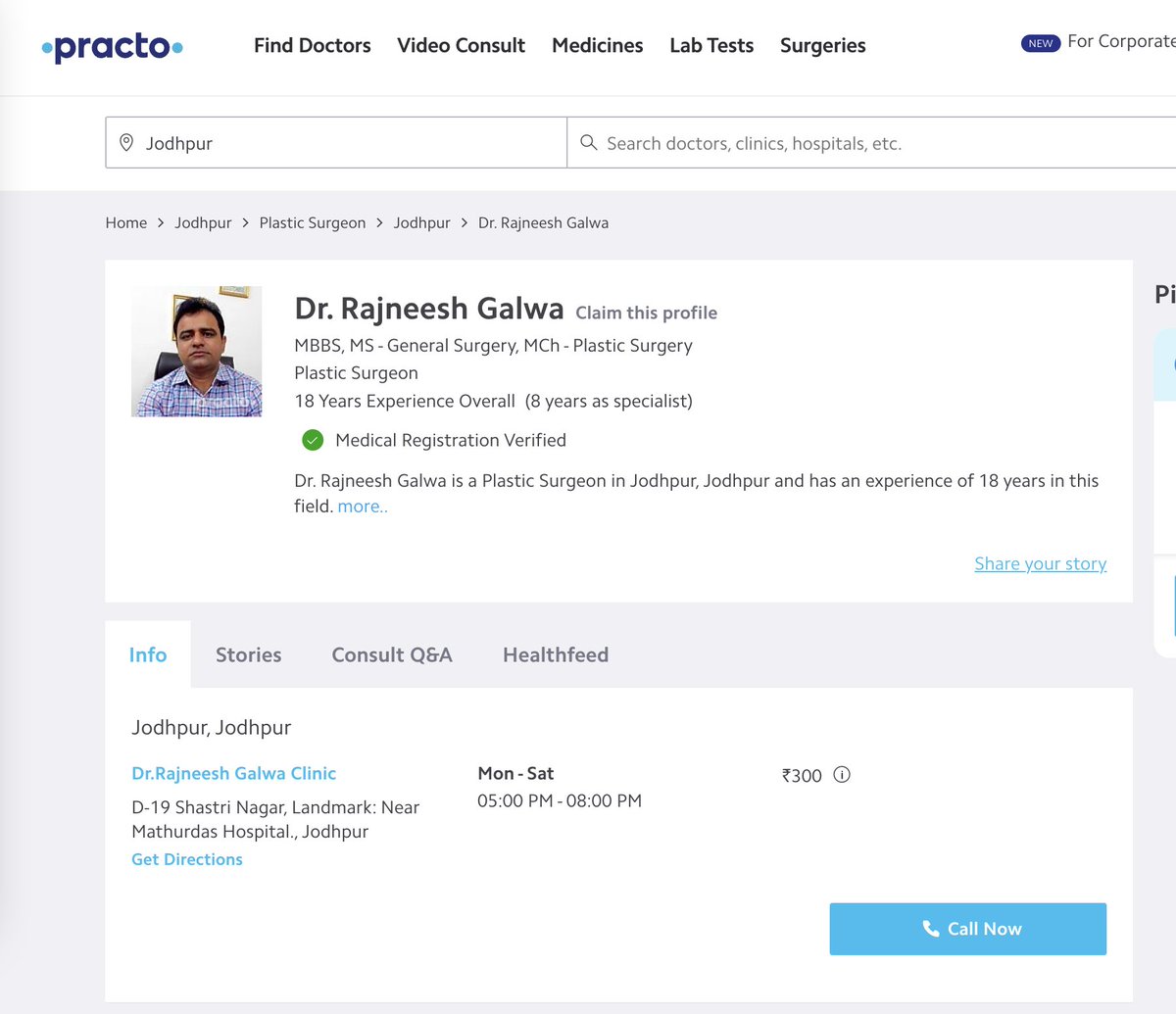 iwriteforliving's tweet photo. Dr. Rajneesh Gwala from Jodhpur mercilessly dragged a dog just because he could!! I request @Practo and @1mgOfficial to officially remove him from your portals.
I also request all the NGOs to take serious action against this doctor!!

#jodhpur #dog #rajnesshgwala https://t.co/W9wAmEXcIr