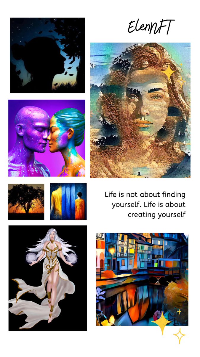 My name is Elena, I am a digital artist from Ukraine. I started my journey into the world of #NFT in 2021.

My works at the link:
<a href="/foundation/">Foundation 🌐</a> 🌐
  —> foundation.app/@ElenNFT 

<a href="/opensea/">OpenSea</a> 🌊
  —> opensea.io/elennft

15% of the sales of my works go to help little orphans.
