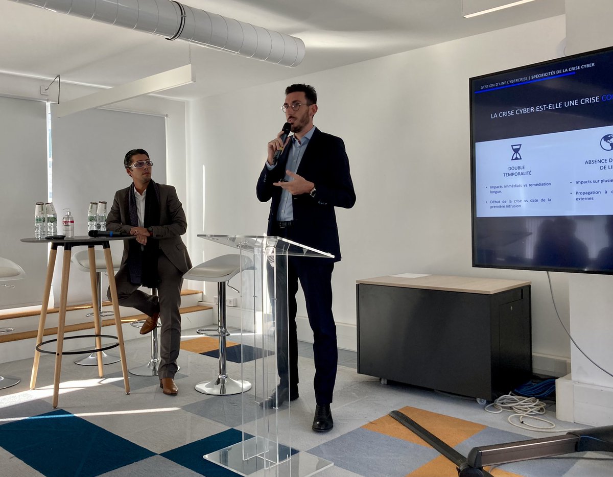 Aujourd’hui c’est <a href="/cyberdayinfo/">Cyber-day.info</a> à Paris et en digital. Des conférences toute la journée. Intervention de Arthur Chedeville et Anthony Sbong de Itec Security. #data #crise #cybercrise #cybersecurite