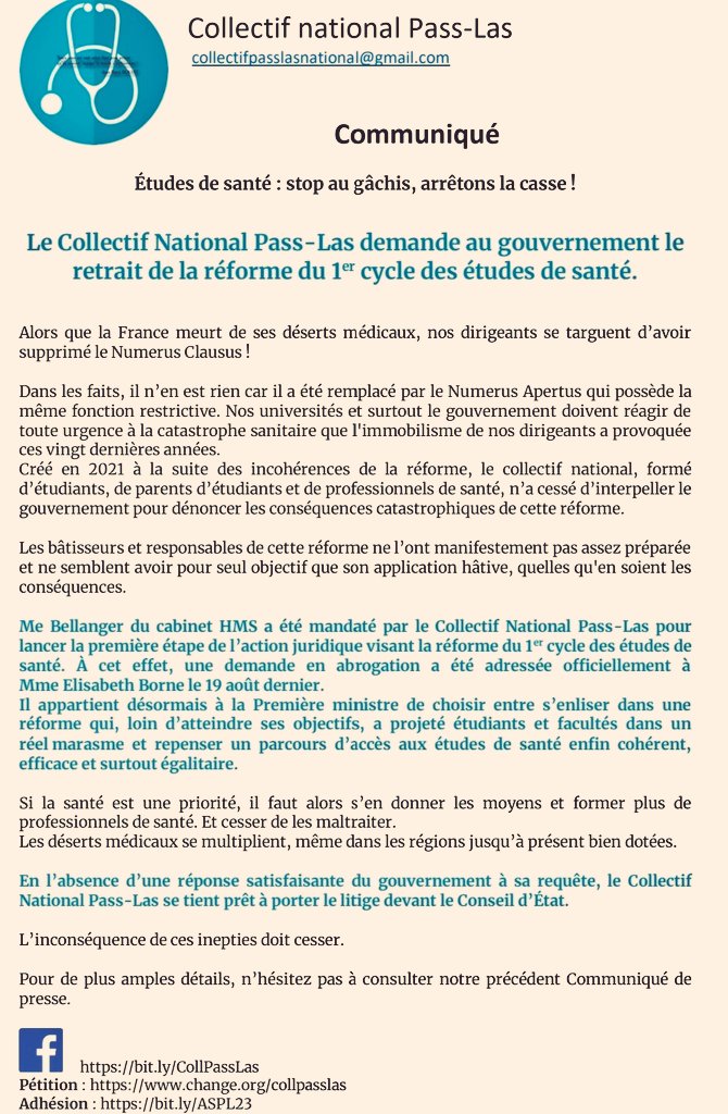 Laura Gap #StopMassacreÉtudesSanté⛔💔⚕ tweet media
