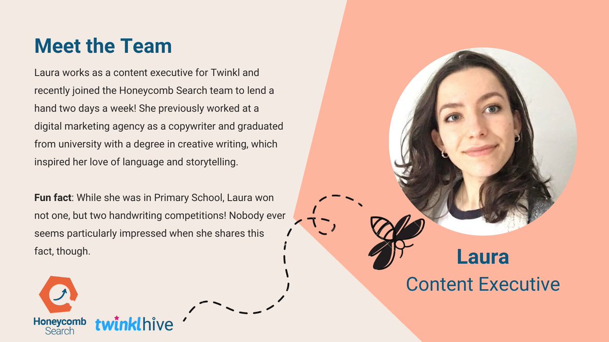 The Honeycomb team is expanding! 🐝 This week, we welcome Laura to the team part-time, who brings with her a wealth of experience in copywriting and digital PR. Welcome, Laura! 🧡