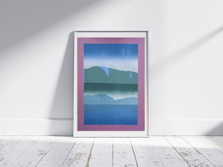 artfinderlatest's tweet photo. Light Years by @VasiliPrint #signed #screenprint #art https://t.co/Yrxap3SEVc @artfinder https://t.co/XtyPvv1wYY