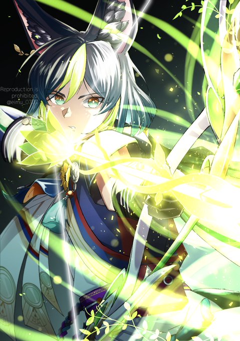 #原神 #GenshinImpact   #Tighnariティナリ / 蔓纏いの矢「____根刮ぎにしてあげる!」 