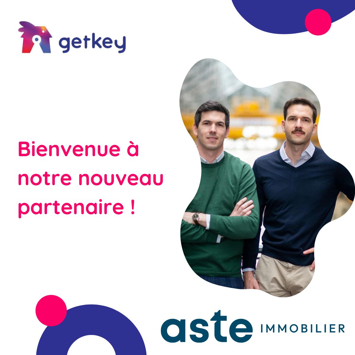 Getkey8's tweet photo. Trois nouveaux partenaires chez @Getkey pour le mois de Septembre😀🤝

Nous souhaitons la bienvenue à Agence Finist'Armor : estimation, vente, expertise, viager, Aste Immobilier et Domini Immobilier.

C'est donc un peu plus de 80 agences qui nous font confiance aujourd'hui.🚀 https://t.co/uiK6GfOiop