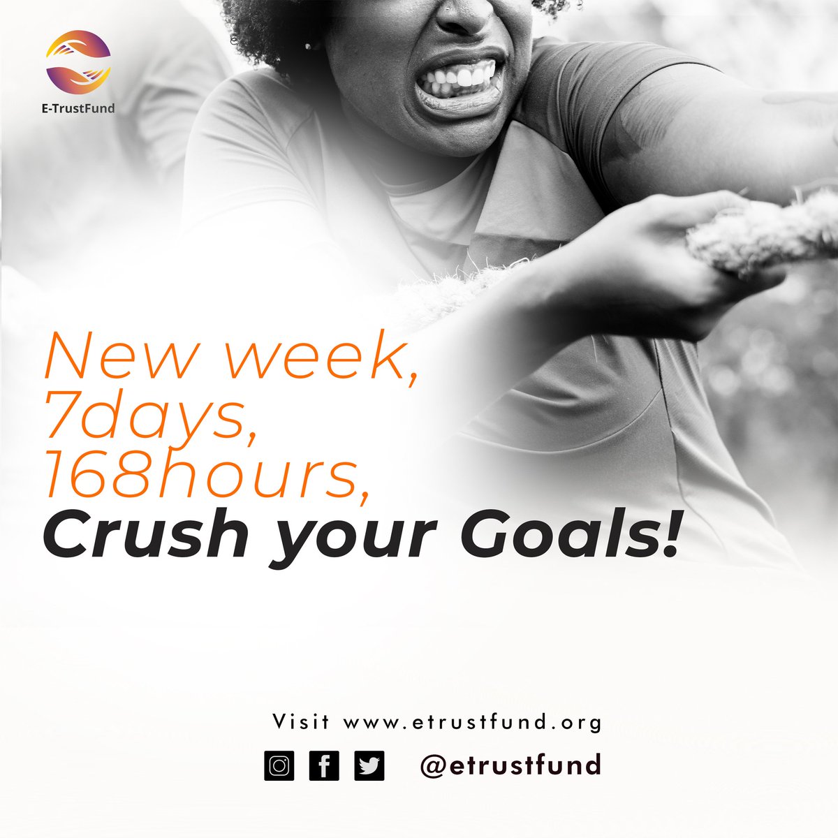 etrustfund's tweet photo. Your goals are achievable, keep pushing.

Happy new week.

#Etrustfund #savingsgoals #earn #accessloans https://t.co/K8fHSiRLRS