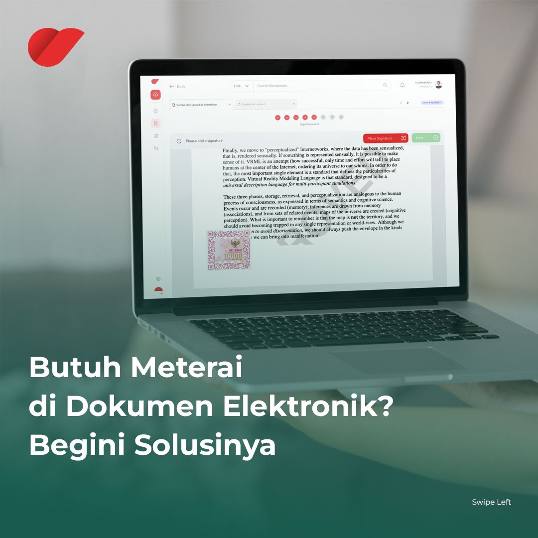 PrivyID's tweet photo. Sekarang sudah nggak perlu lagi repot-repot keluar rumah buat cari meterai cetak karena kamu bisa menggunakan meterai elektronik atau e-meterai di akun enterprise Privy.
Dapatkan uji coba gratis di https://t.co/Z9sBaizAjM sekarang!
#MemilihYangPasti #ChooseRight #ChoosePrivy https://t.co/QMkvCPO74L