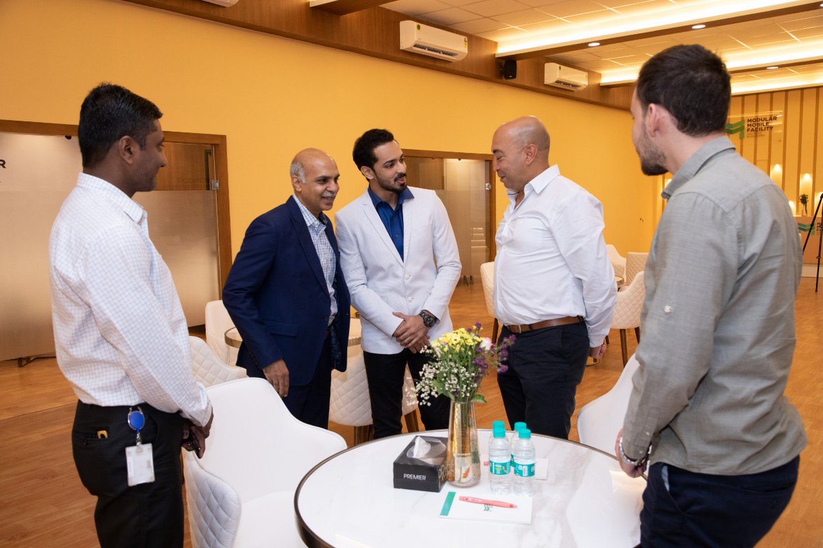 pharma_access's tweet image. @PharmaAccess &amp;amp; Modular Mobile Facility is extremely proud &amp;amp; glad on the visit of Dr. Samir Lacheheb &amp;amp; Mr. Walid Chabla. Deep gratitude is what we&apos;re feeling on your visit to the most innovative pharmaceutical facility.

#ModularFacility #facilitydesign #ModularPharmaengineering