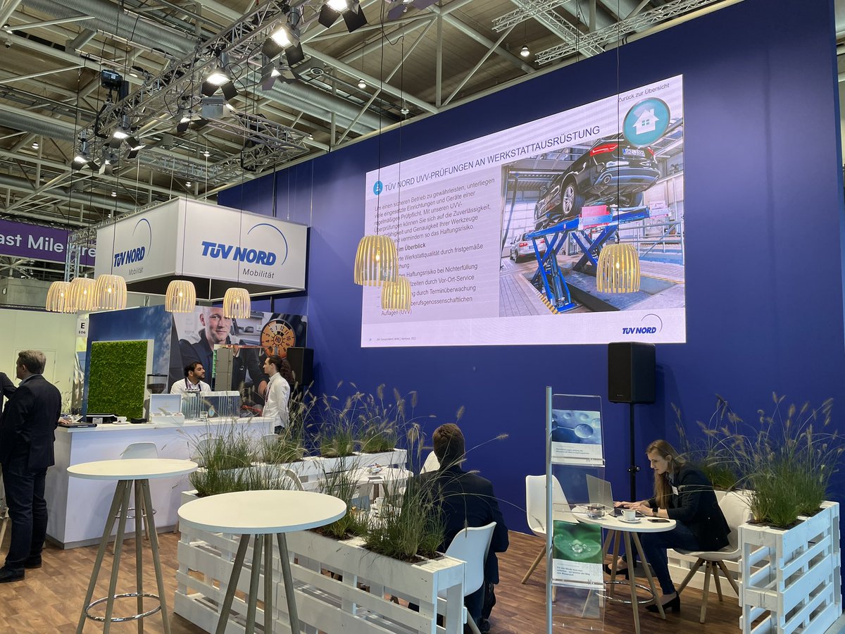 claas_stroh's tweet photo. Im Rahmen der #iaatransportation2022 präsentiert @tuevnord seine Aktivitäten im Bereich #Mobility. Wir freuen uns auf den fachlichen Austausch die nächsten Tage 🚚💡#automobilindustrie #cybersecurity #wasserstoff https://t.co/HvQIdTBXnA