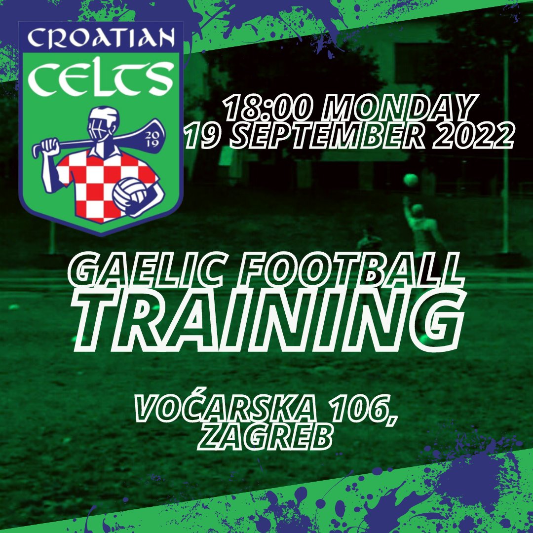 If you like dynamic traditional Irish sports that give you a good workout or just have a fetish for rolling around in the mud then tonight's training session is ideal for you 💚