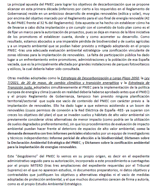 MesaEolica's tweet photo. 🚨PRESENTADA DEMANDA DESDE EL FDJCC CONTRA EL PLAN NACIONAL INTEGRADO DE ENERGÍA Y CLIMA 2021-2030 (PNIEC) Y LA ZONIFICACION AMBIENTAL ANTE EL TRIBUNAL SUPREMO 
✅Demanda pionera en la lucha contra la implantación de renovables a gran escala
✅Con cargo al https://t.co/6Xa3hhDyXQ https://t.co/mH1DRVvxAZ