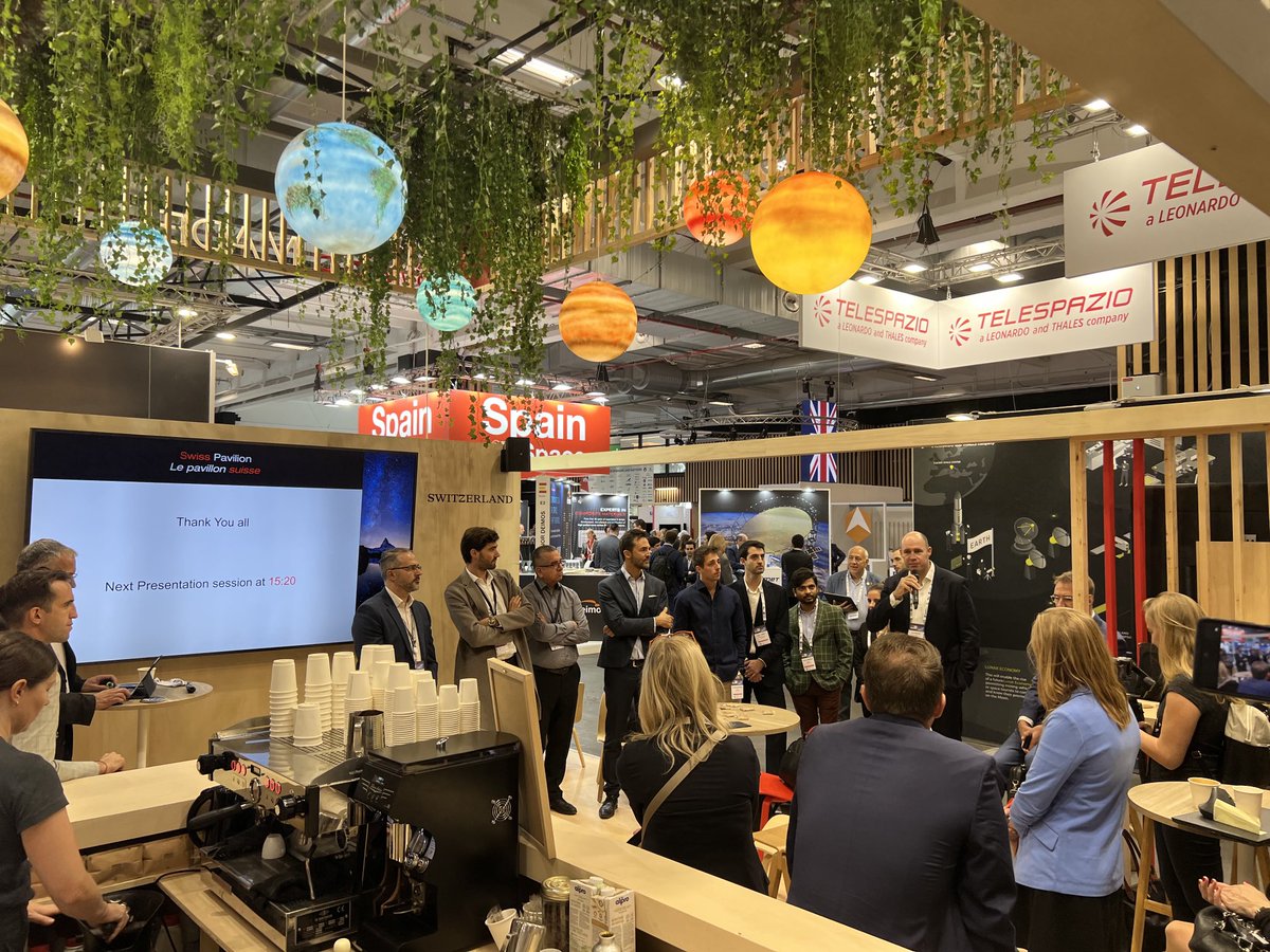 Patrick Barbey (@patbarbey) on Twitter photo Superb #VDtech team at the Swiss Pavillon #IACParis w/
<a href="/sohhytec/">SoHHytec</a> <a href="/strocast/">Astrocast</a> @ClearspaceToday <a href="/coactum_space/">Coactum</a> <a href="/Space4Impact/">Space4Impact</a> #APCO
cc @innovaud #SpaceXchange <a href="/GregBourban/">Grégoire Bourban</a> Superb #VDtech team at the Swiss Pavillon #IACParis w/
<a href="/sohhytec/">SoHHytec</a> <a href="/strocast/">Astrocast</a> @ClearspaceToday <a href="/coactum_space/">Coactum</a> <a href="/Space4Impact/">Space4Impact</a> #APCO
cc @innovaud #SpaceXchange <a href="/GregBourban/">Grégoire Bourban</a>