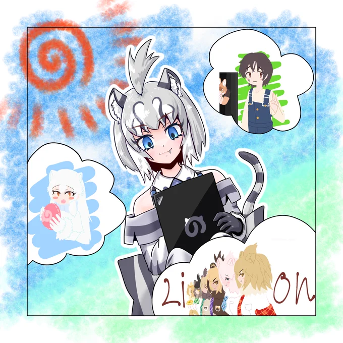 「なにを描こうかな」 