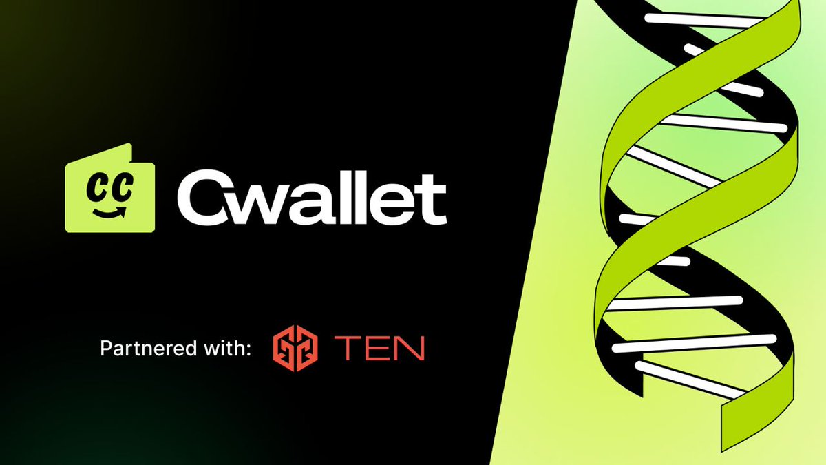 TENfinance's tweet photo. A massive congratulations to @cctip_com rebranding as #Cwallet. 🎉

To celebrate our partnership, we're giving all TENizens a chance to share $100 $TENFI and win a #CommunityChampion NFT! 🤩

🎁Complete all tasks for your chance to win:

https://t.co/MzyUodr4ju

#Giveaway https://t.co/VNPliG3HLU