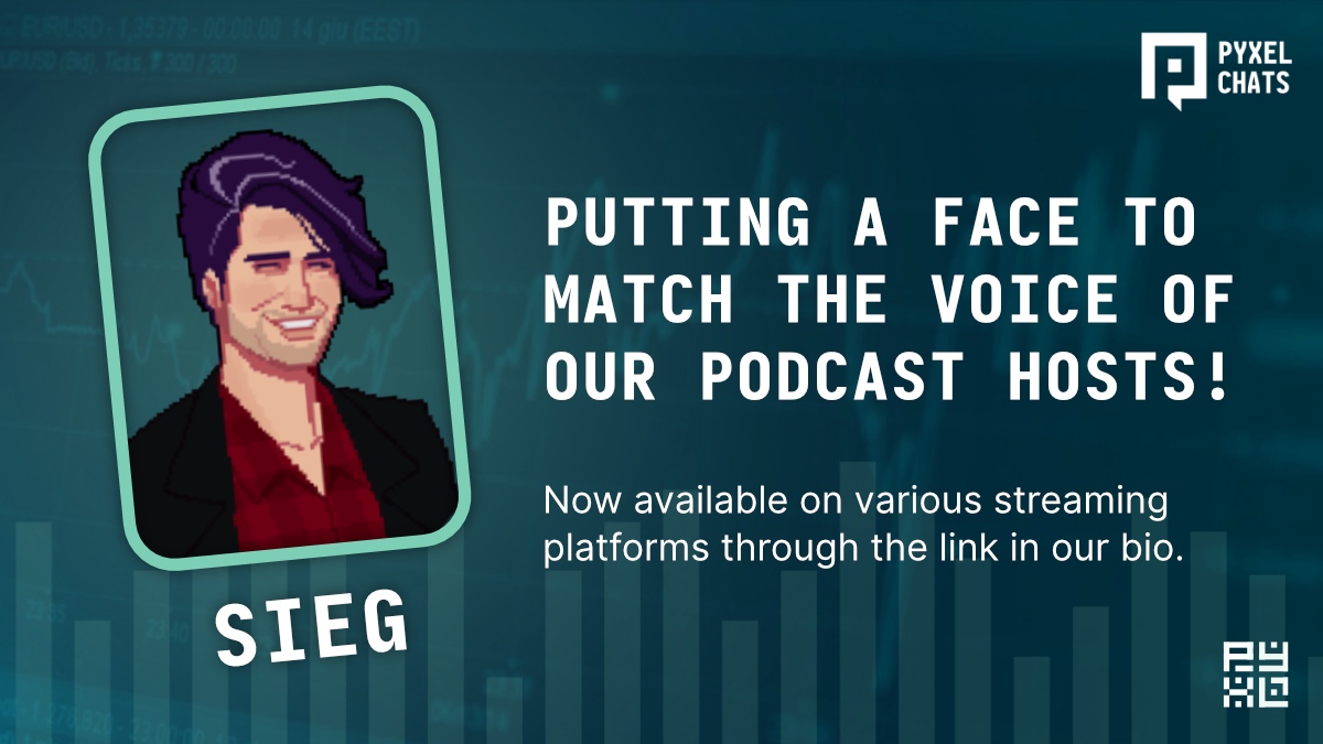 With a #radio voice and sense of humor, Sieg is a wiz in anything crypto-related. He has managed large funds and brought an annual increase of 20% in revenue. Listen carefully, and you might learn a thing or two. 🎙️🧙

#PyxelChats #Podcasts #crypto #Web3 #newinternet