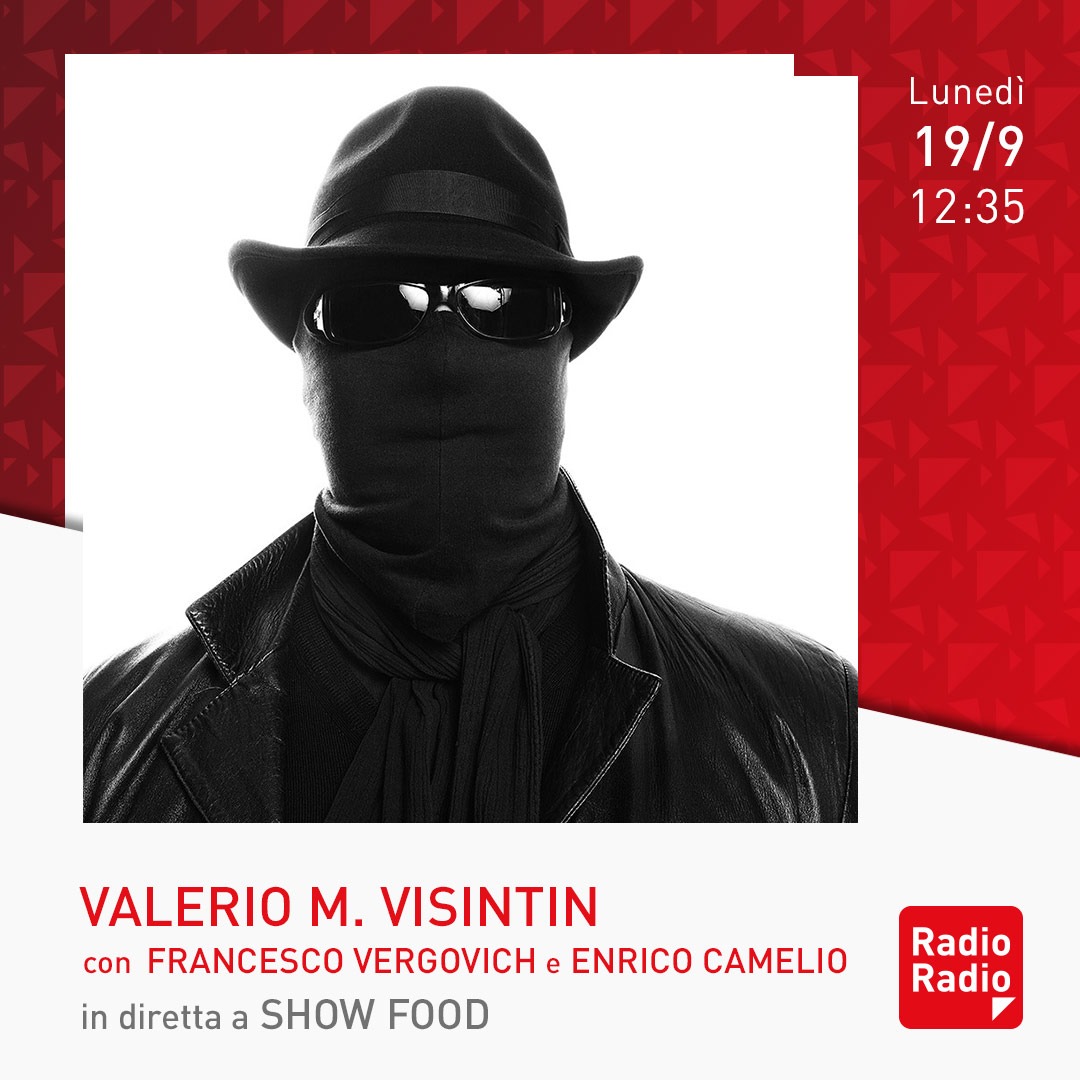 RadioRadioWeb's tweet photo. ▶️ Non perdetevi #SHOWFOOD con Francesco Vergovich e Enrico Camelio
⏰ In diretta dalle 12:05 avremo gli Chef Pino Cuttaia e Igles Corelli
❗️ Dalle 12:35 ai microfoni Gianfranco Vissani e Valerio M. Visintin https://t.co/v1ZLmdKgkB
