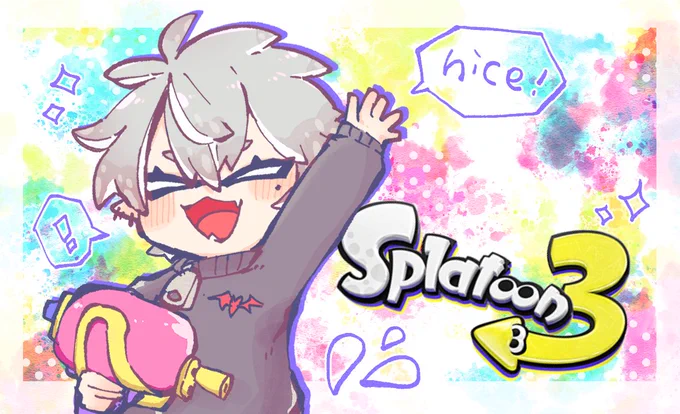 @xxx
🦑<nice!nice!
塗りまくれ〜!!!

#クズハサムネダ  スプラトゥーン splatoon 
