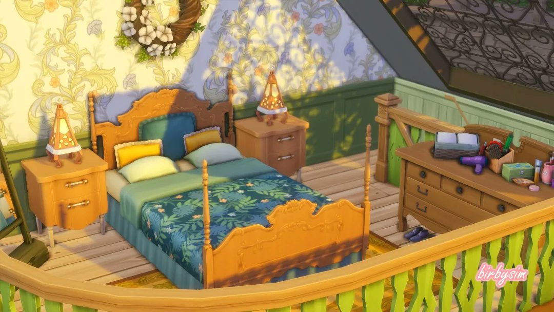 Cottagecore Loft 🌼

Sul Sul everyone 👋🏻 Since I started working I don't have enough time to build and share posts everyday 🥺 I hope you will understand 🥺 But today I am back with a cozy cottagecore loft hope you will like it 💫

#ShowUsYourBuilds #TheSims4 #TS4