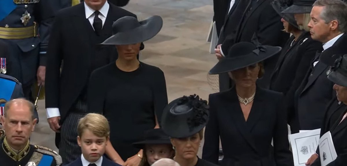 Kate looks stunning but Meghan, disrespectful