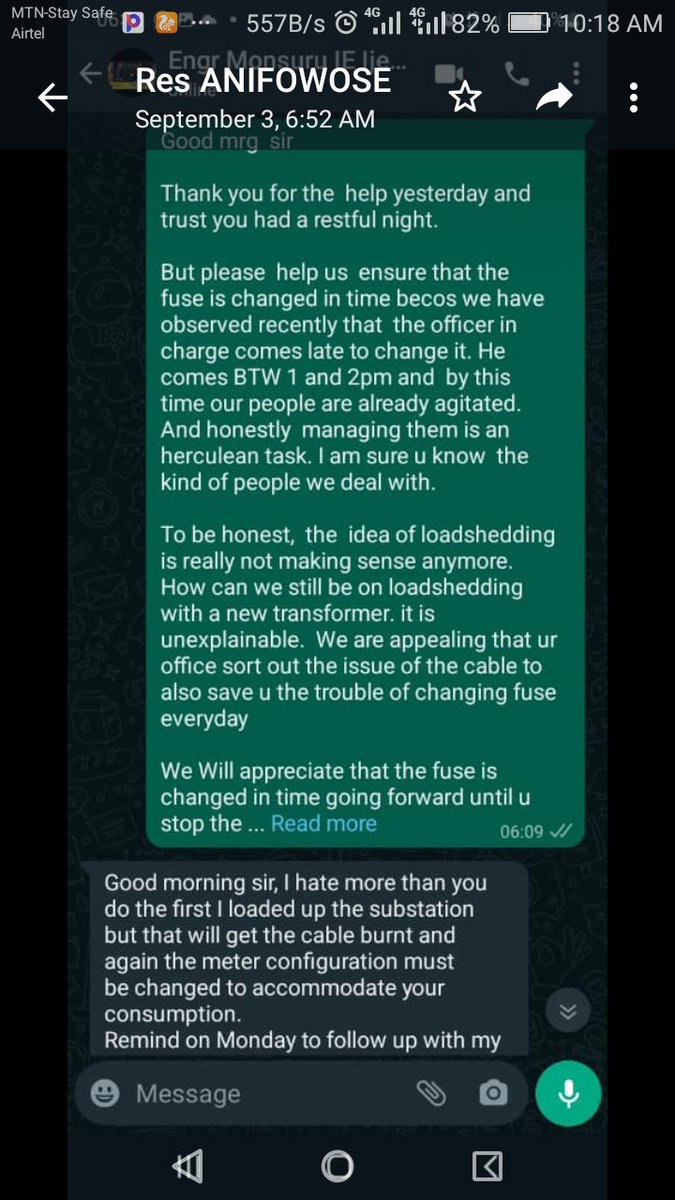 EstateParkview's tweet photo. Pls save us from IKDC. We've been on Load Shedding since a year ago. CBN/FG just gav us a new &amp; higher capacity transformer(500kva) but IKDC told us Load shedding must continue bcos no appropriate cable 2 use wit d new transformer. See attached proof @PowerUpNG @nepawahalang https://t.co/O3CbAhArGu