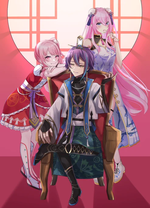 3人合作絵です!! #prsk_FA 