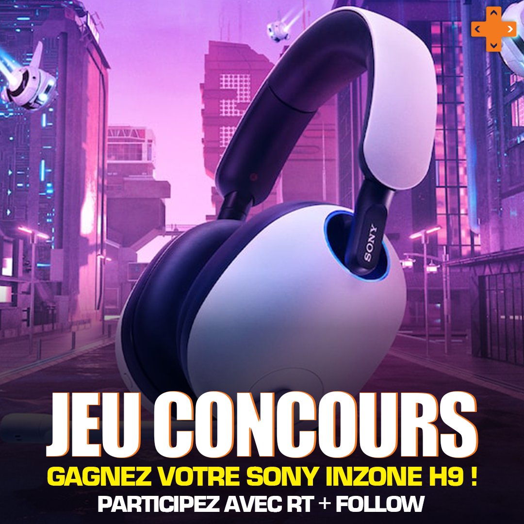 Gameblog's tweet photo. 🚨⭐ CONCOURS ⭐🚨

@SonyFrance &amp; Gameblog vous font gagner un casque Sony Inzone H9 d'une valeur de 299 euros !

Pour participer : RT 🔁 + Follow ❤️

Toutes les infos sur ce casque gamer ici 👉 https://t.co/z0RFig8tJ6

Règlement : https://t.co/cNsdkZHs2F

📅 TAS 23/09/22 - 12H00 https://t.co/pEmzMF8Zzb