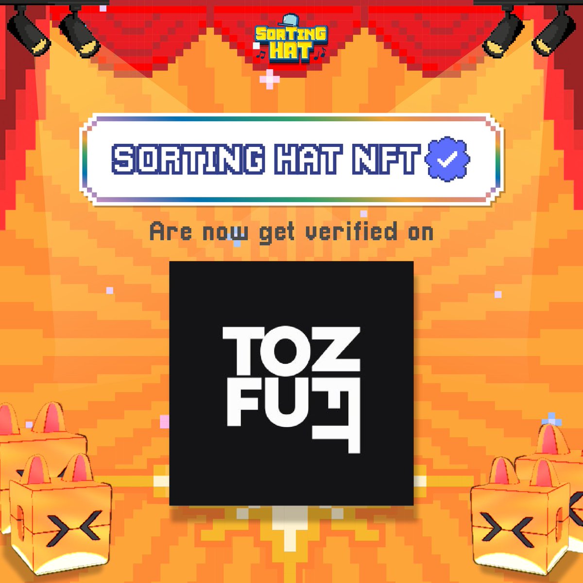 Sortinghatgame's tweet image. We have collaborated with TOFU NFT marketplace and have been officially verified.  🥳 

TOFU NFT is the largest multichain NFT marketplace 👀

You can list your NFT on TOFU Marketplace now!

Check it out -&amp;gt; tofunft.com/collection/sor…