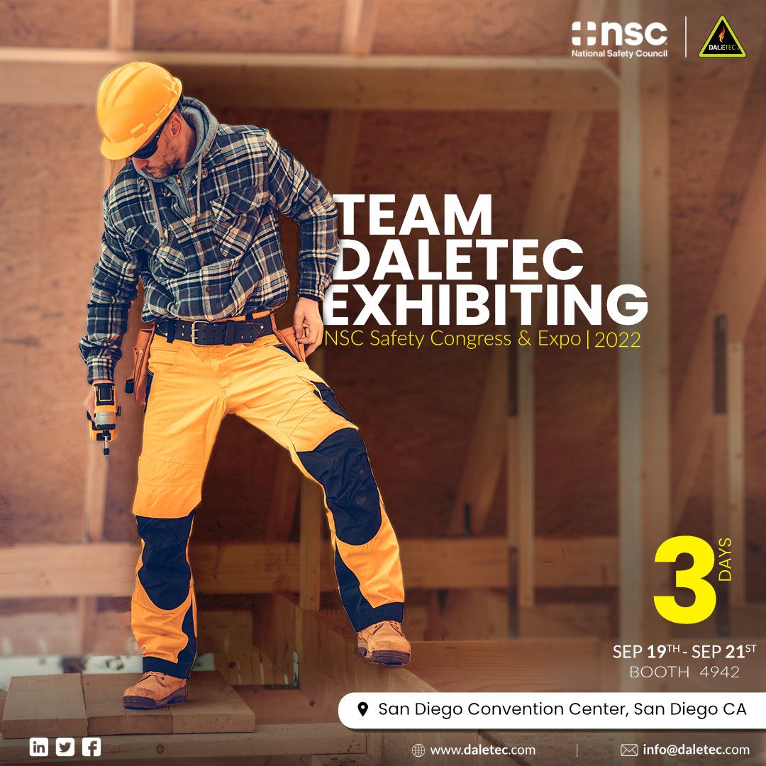 Daletec1's tweet photo. Come visit us at Booth# 4942 from Sep 19th - 21st at San Diego Convention Center, San Diego, CA.
@NSCsafety 

#Daletec #Protective #clothing  #healthandsafety  #NFPA #NFPA70E #PPE https://t.co/FujUI4yqqo