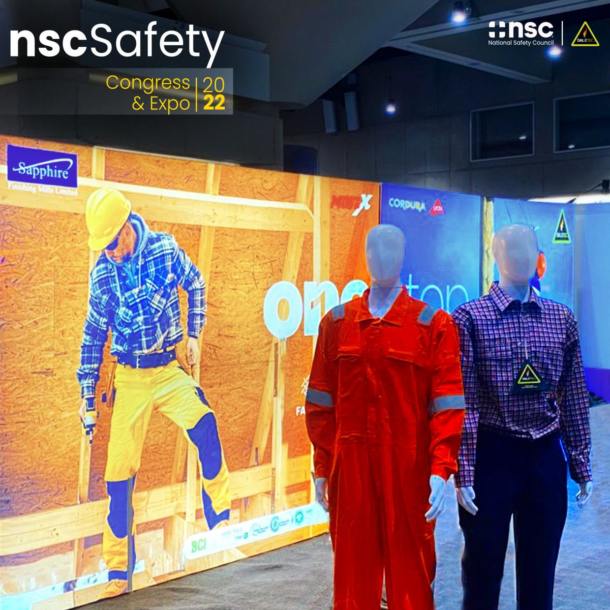 Daletec1's tweet photo. Team Daletec is ready to meet and greet its valuable partners and visitors at  @NSCsafety 

Behind the scenes, the booth is ending up really nice looking🙂. 

#Daletec #Protective #Clothing  #healthandsafety  #NFPA #NFPA70E #FlameRetardant https://t.co/uGp5MmULU3