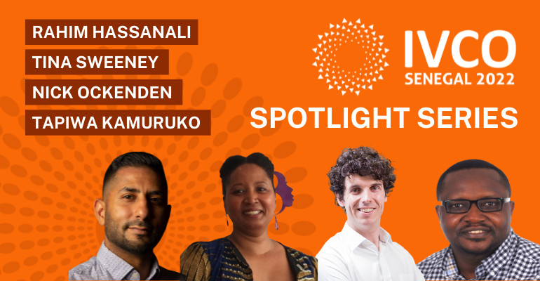 Intl. Forum for Volunteering in Development (@forumids) on Twitter photo With #IVCO2022 less than a month away,we continue to introduce you to the conference’s esteemed speakers in our Spotlight Series.
Meet the next 4 speakers
➡️<a href="/rahim_hassanali/">Rahim Hassanali</a>,<a href="/VSO/">VSO</a>
➡️Tina Sweeney,<a href="/CusoIntl/">Cuso International</a>
➡️Tapiwa Kamuruko,<a href="/UNVolunteers/">UN Volunteers</a>
➡️@NickOckenden
More:bit.ly/3xCRrSn With #IVCO2022 less than a month away,we continue to introduce you to the conference’s esteemed speakers in our Spotlight Series.
Meet the next 4 speakers
➡️<a href="/rahim_hassanali/">Rahim Hassanali</a>,<a href="/VSO/">VSO</a>
➡️Tina Sweeney,<a href="/CusoIntl/">Cuso International</a>
➡️Tapiwa Kamuruko,<a href="/UNVolunteers/">UN Volunteers</a>
➡️@NickOckenden
More:bit.ly/3xCRrSn
