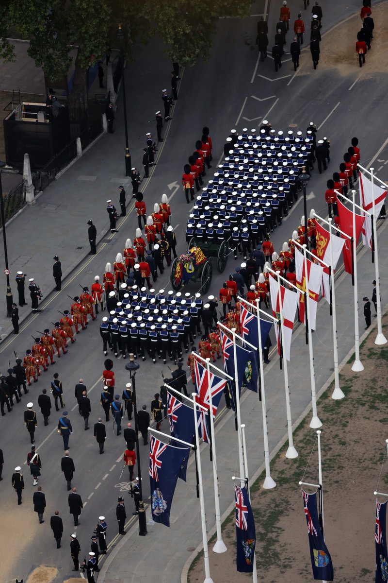 Thank you, Ma'am.

Thousands of Armed Forces personnel lined the streets and led the procession of Her Majesty The Queen's coffin, from Westminster Hall to Westminster Abbey.