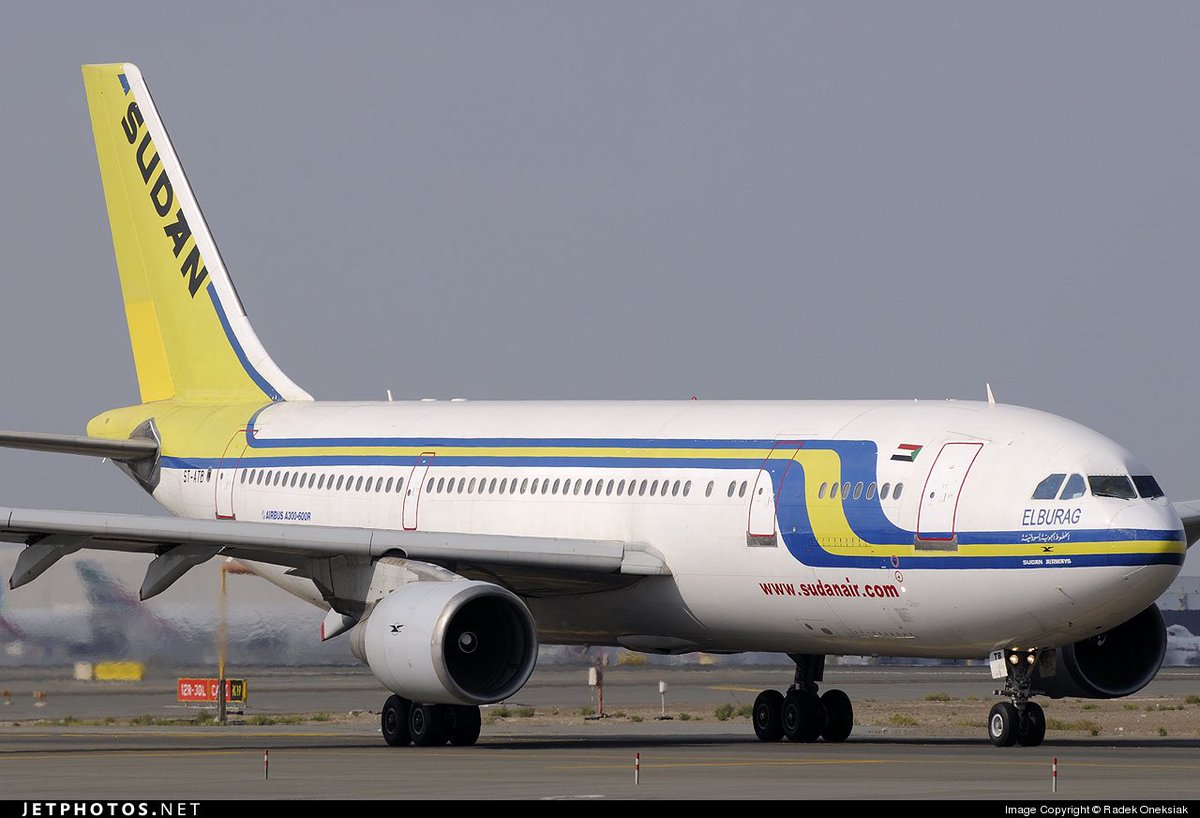 A Sudan Airways A300 seen here in this photo at Dubai in November 2008 #avgeeks ©- See photo