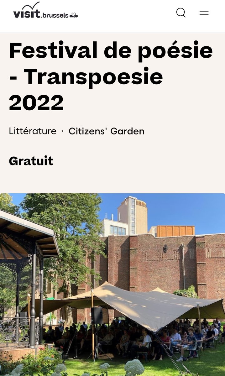 #transpoesie2022 
Have a look at <a href="/visitbrussels/">visitbrussels</a> publication about TRANSPOESIE 2022 ⬇️
visit.brussels/fr/visiteurs/a…