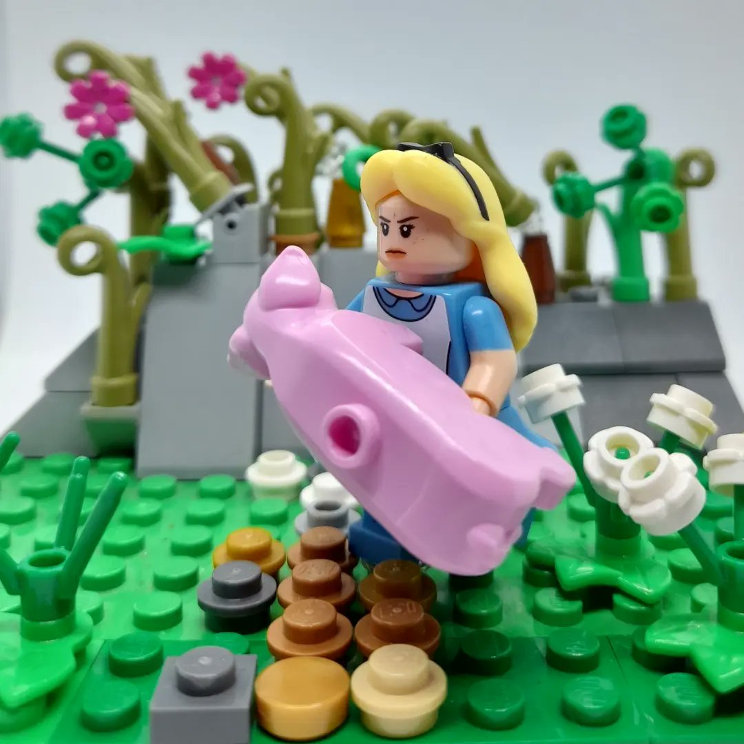 mog21's tweet photo. Happy #birthday to Arthur #Rackham born #OTD 19 September 1867 here's #Alice and the #pig reinterpreted in @LEGO_Group #arthurrackham #AliceinWonderland #bookart #illustrationart #victorianart #arthistory #lewiscarroll #Flowers #afterthemasters #story #LEGO #lego90yearsofplay https://t.co/Zy4Mt4amak