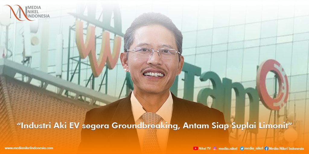media_nikel's tweet photo. "Groundbreaking industri aki kendaraan listrik yang dikembangkan PT PT Indonesia Battery Corporation (IBC) dan Aneka Tambang Tbk (Antam)."

Klik link dibawah ini:
https://t.co/YadWVHJhhm

#nikel #ev #antam https://t.co/YzWZSYBqgi