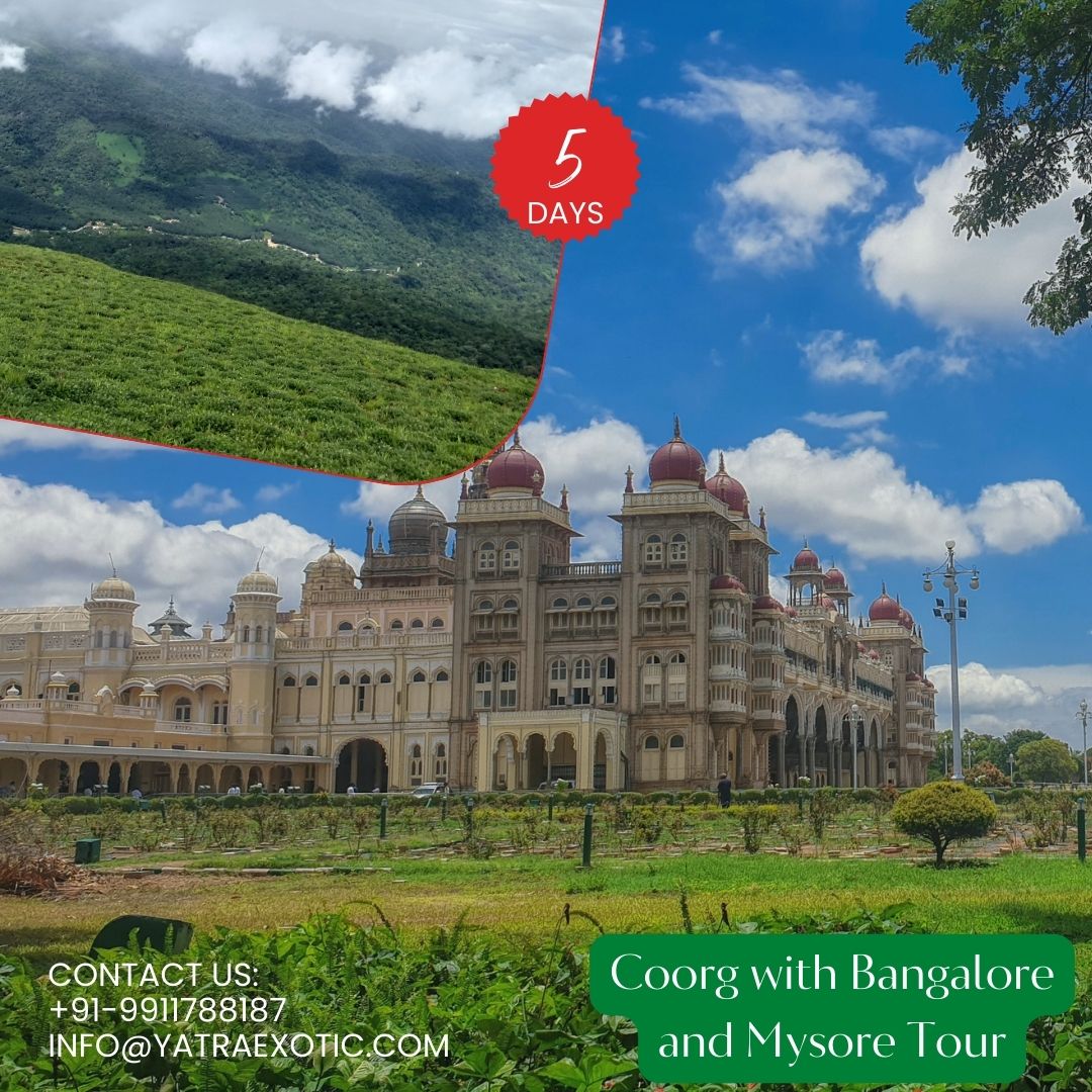 ExoticYatra's tweet photo. Coorg with Bangalore and Mysore Tour

#coorgtourism #bangaloretourism #mysoretourism #incredibleIndia #karnatakatourism

Start and ends in Bangalore. The 5 days Karnataka tour will let you explore Bangalore, Mysore, and Coorg.

https://t.co/gicMkF0yET https://t.co/Ou6YLqNYhn
