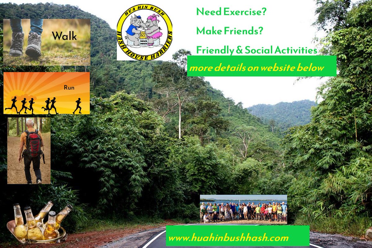 HashHua's tweet photo. Bored living in Thailand? cum and join us
#huahin #huahinbushhash #event #activities https://t.co/rxbhthHk9B