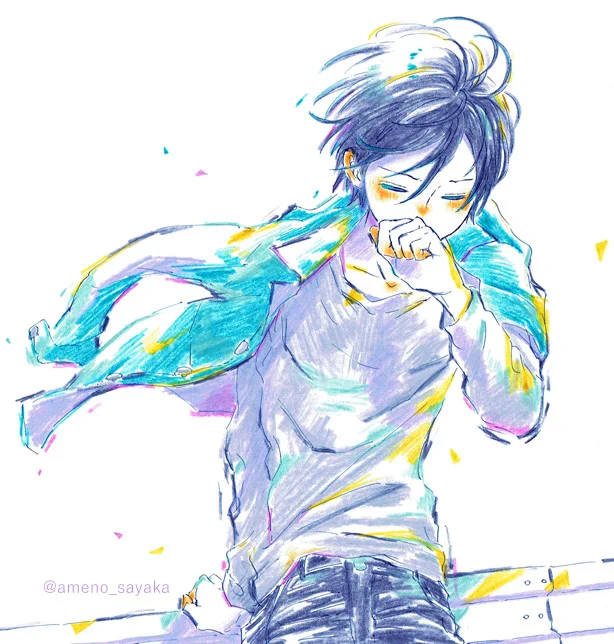 どこか憂いを帯びた少年が好きです#自創作男子イラストフェス01 