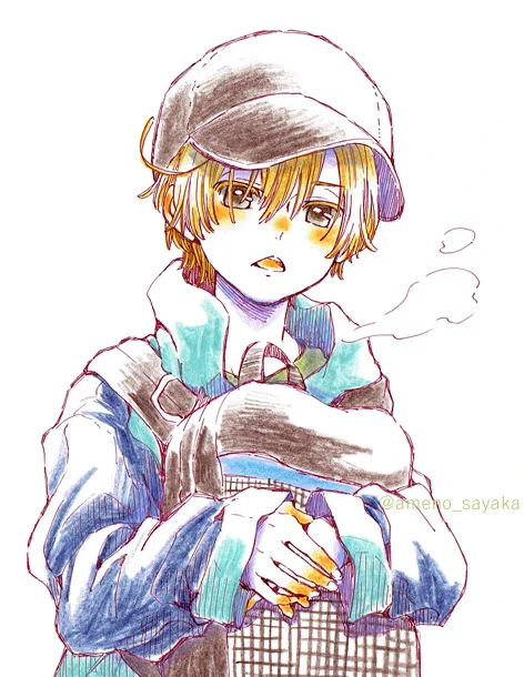どこか憂いを帯びた少年が好きです#自創作男子イラストフェス01 
